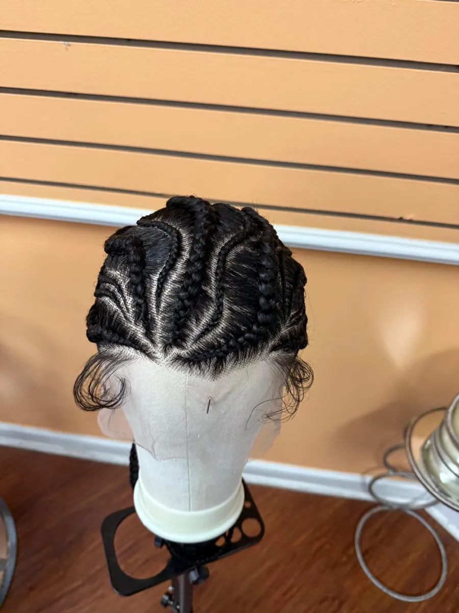 Feed-in Cornrow Frontal
